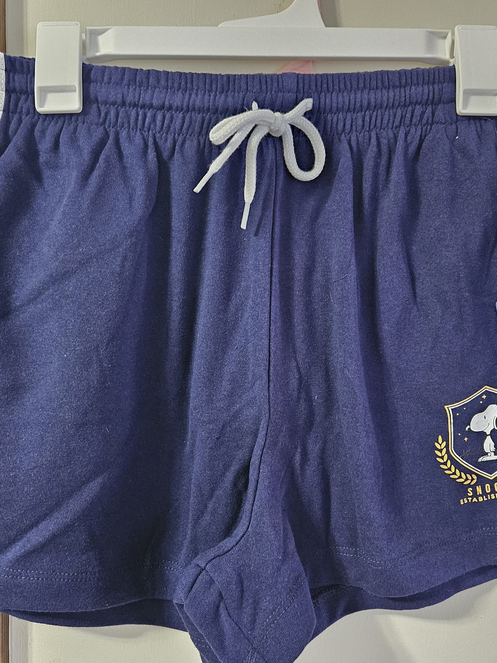 Peanuts Navy Athletic Drawstring Shorts